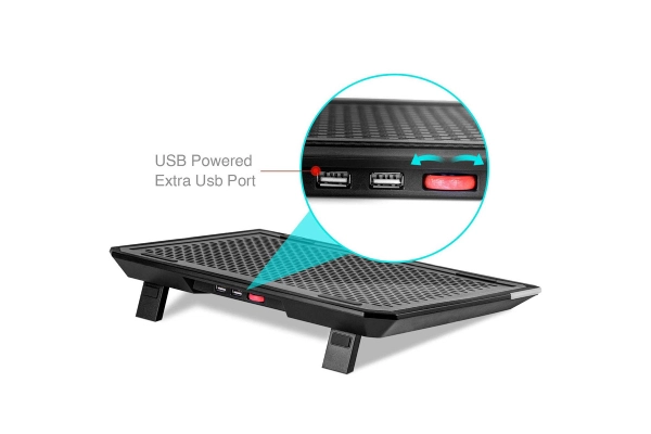 usb اضافه در بهترین کول پد لپ تاپ
