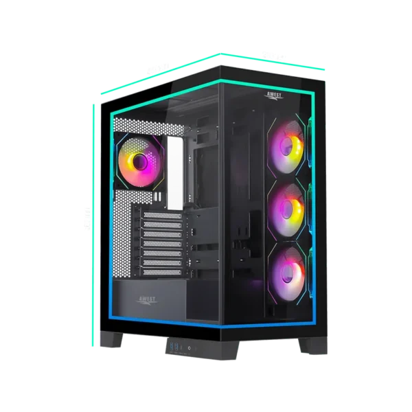 کیس اوست AWEST AQ16 BLACK